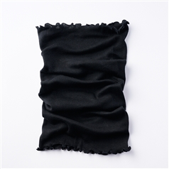 絹屋/ 極暖シルク薄手腹巻 ロング　ブラック