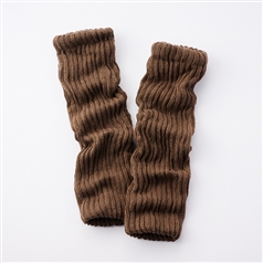 AKOMEYA TOKYO/ 絹屋 極極暖内側シルクボリュームレッグウォーマー ブラウン