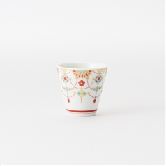 九谷焼　縁起ちょこ　瓔珞文