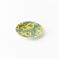 九谷焼　縁起豆皿　吉田屋風葵