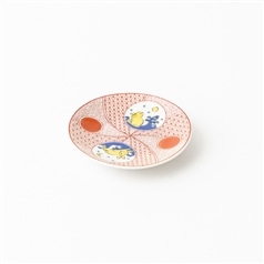 九谷焼　縁起豆皿　うさぎ