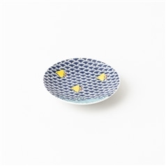 九谷焼　縁起豆皿　千鳥