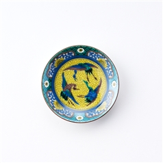 九谷焼 豆皿名品 吉田屋鶴図