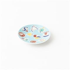 九谷焼　縁起豆皿　えんぎもの