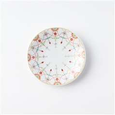 九谷焼 縁起小皿 瓔珞文