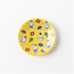 九谷焼 縁起小皿 お相撲さん