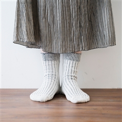 ODUS/ ワンマイルソックス メランジブルー