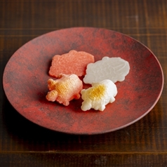 AKOMEYA TOKYO/ 紅白亀甲餅