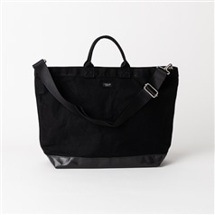 STANDARD SUPPLY/ 2023YACHT TOTE M BLACK×BLACK