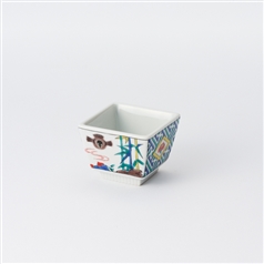 AKOMEYA TOKYO/ 九谷焼 四角小付 福良雀6