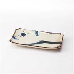 AKOMEYA TOKYO/ 南窯　安南楽画　長角皿小