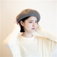 AKOMEYA TOKYO/ カシミア混ミドルベレー YOKOI モカ