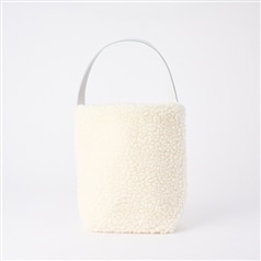 TEMBEA/ BAGUETTE TOTE MINI BOA  WHITE