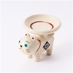 AKOMEYA TOKYO/ ま工房 人形豆皿 米紋猫(米紋猫): 食器｜AKOMEYA