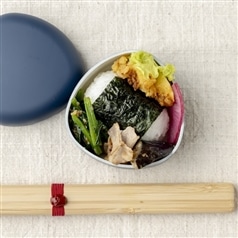 AKOMEYA TOKYO/ おにぎり用弁当箱　ネイビー