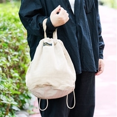 AKOMEYA TOKYO/ NAPRON CORDUROY PATIENTS BAG ベージュ