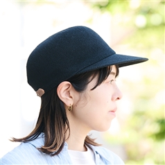 AKOMEYA TOKYO/ Nine Tailor Culpeper Cap ブラック