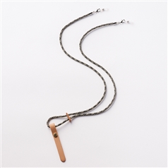 AKOMEYA TOKYO/ Nine Tailor Silk braid Code LeatherTop Monotone Mix