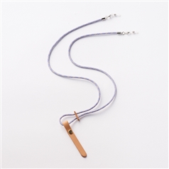 AKOMEYA TOKYO/ Nine Tailor Silk braid Code LeatherTop Lavender Mix