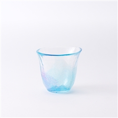 AKOMEYA TOKYO/ 江戸硝子　タンブラー　ブルー×パープル（薄群青）