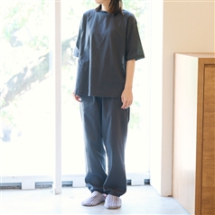 AKOMEYA TOKYO/ DRYストレッチワイドTシャツ　グレー　Ｍ