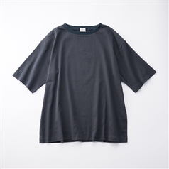 AKOMEYA TOKYO/ DRYストレッチワイドTシャツ　グレー　Ｌ
