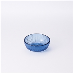 AKOMEYA TOKYO/ 線彫Glass　小鉢　ブルー
