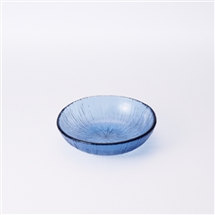 AKOMEYA TOKYO/ 線彫Glass　中鉢　ブルー