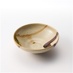 AKOMEYA TOKYO/ 南窯　織部楽描　丸平鉢