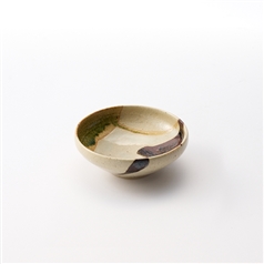 AKOMEYA TOKYO/ 南窯　織部楽描　丸平小鉢