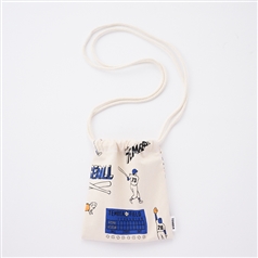 TEMBEA/ 巾着 POCHETTE BASEBALL