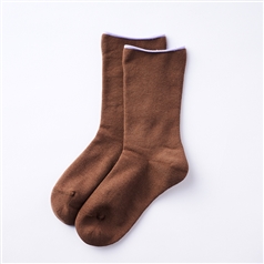 福助×AKOMEYA TOKYO Roomy Socks ブラウン 22-25cm