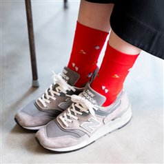 福助×AKOMEYA TOKYO Engimono Socks レッド 23-25cm