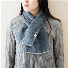 AKOMEYA TOKYO/ ecuvo, リブショートマフラー フーモ