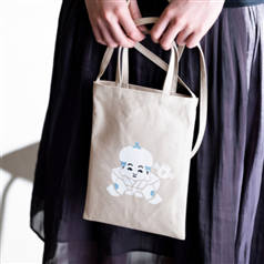 福助×AKOMEYA TOKYO ギフトバッグ 本品堂デザイン ベージュ