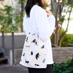 TEMBEA/ 巾着 CAT ブラック