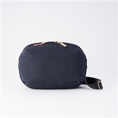 NIZYU KANO/ FUKUI SIWA ボディバック M ダークグレー