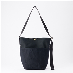 NIZYU KANO/ TWO-TONE ワンショルダーS ブラック×ブラック