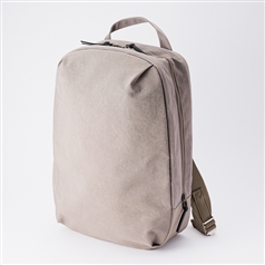 NIZYU KANO/ FUKUI SIWAナイロンリュックM グレーベージュ