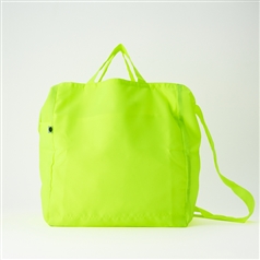 NIZYU KANO/ face別注　ポケッタブル3wayトート 蛍光イエロー