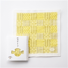 AKOMEYA TOKYO/ メッセージかや生地ふきん　おめでとう