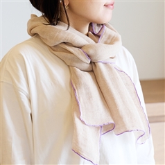 AKOMEYA TOKYO/ 風通す軽やかショール 香色