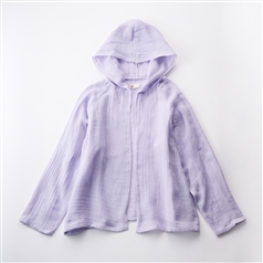 AKOMEYA TOKYO/ さらっと羽織る日よけフーディ 薄紫