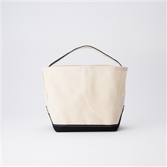 TEMBEA/ CUBE TOTE BASIC NATURAL×BLACK