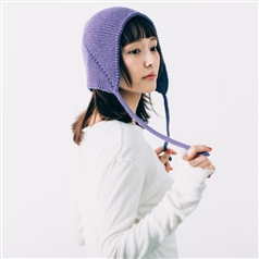 AKOMEYA TOKYO/p cnq　iris knit scarf ブルー