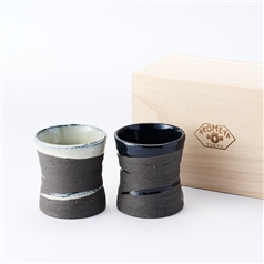 AKOMEYA TOKYO/ AKOMEYAのギフトセット　松助窯・ロックカップ