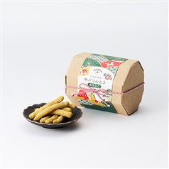 AKOMEYA TOKYO/ アコメヤの米かりんとう 青きなこ 2026年お年賀デザイン