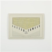 水布人舎　LETTER&TOWELS　イエロー