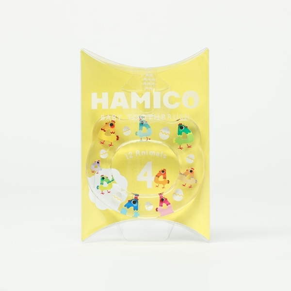 HAMICOBABY TOOTHBRUSH　ベビー歯ブラシ 4 ニワトリ