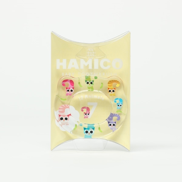 HAMICOBABY TOOTHBRUSH　ベビー歯ブラシ 7 ネコ